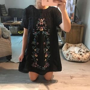 embroidered dress